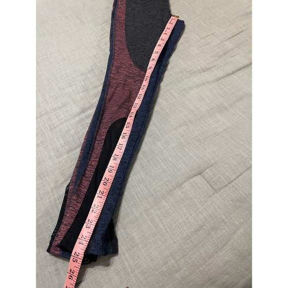 Free People Movement Dylan High rise Color Block Crop Leggings Yoga XS - Picture 8 of 11